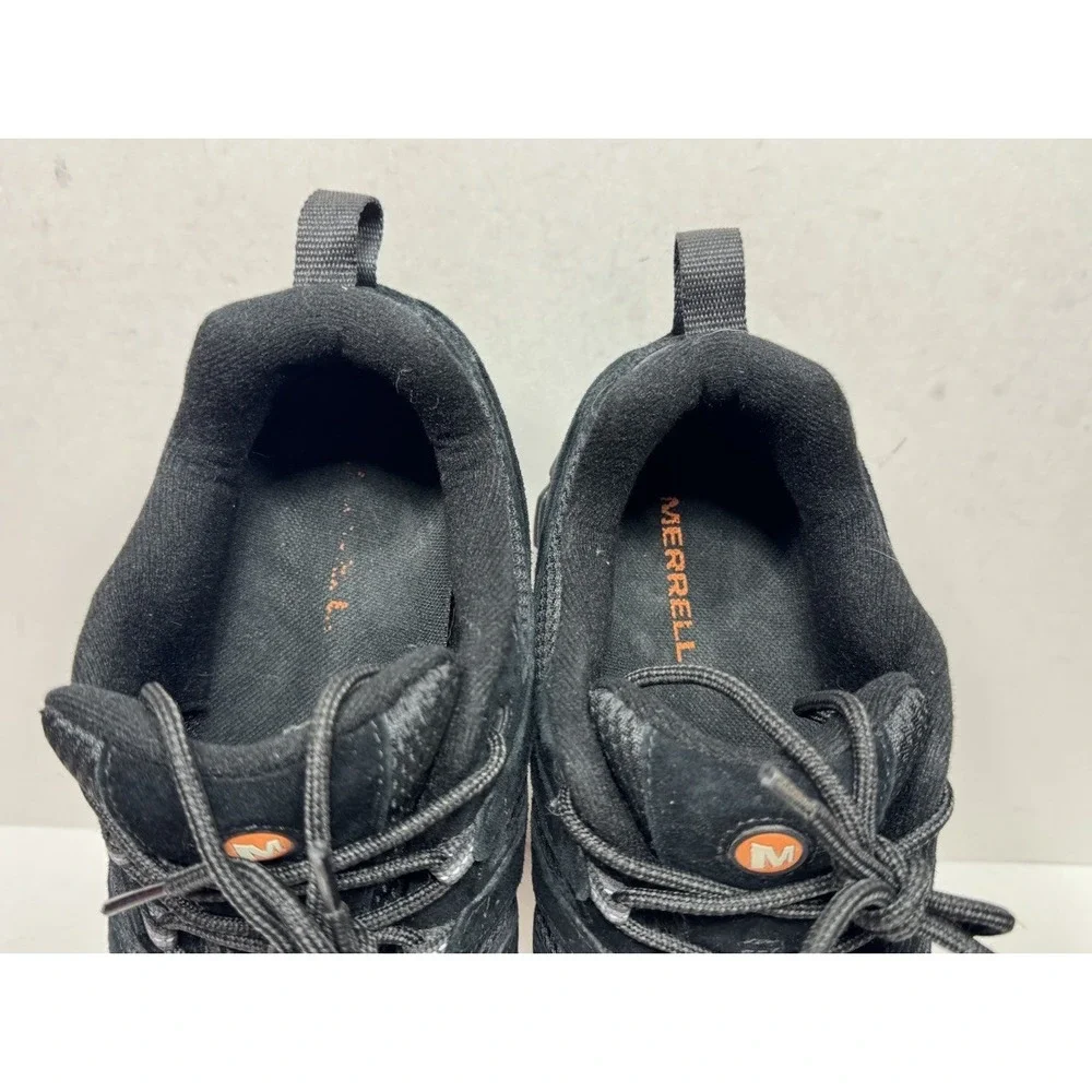 Merrell Moab 2 Vent Hiking Shoes Black Night Low Top Men's Size 10.5 Vibram